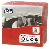 TORK NAPKING LUNCHEON RED PK100 2PLY