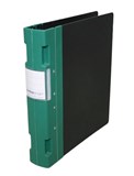 KEBA ERGO BINDER A4 50MM CAPACITY BLACK COVER GREEN SPINE CTN10