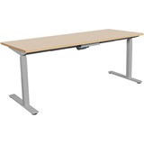 EVERYDAY ELECTRIC SIT TO STAND STRAIGHT DESK 1500 X 750MM BEECHSILVER