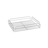 GLASS BASKETRECT 435x355x75mm 17x14