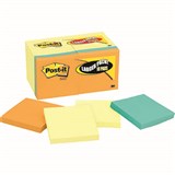 Bulk 3M 654144B PostIt Original Notes Mixed Pack 90 Sheets Per Pad 76 X 76Mm YellowUltra 