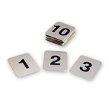 ADHESIVE TABLE NUMBERS SS SET 110