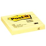 POSTIT 630SS LINED NOTES 76 X 76MM YELLOW