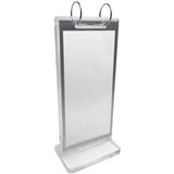 DEFLECTO MENU BOOK FLIP STYLE PORTRAIT DL CLEAR