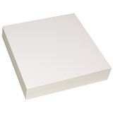 BRENEX FLASH CARD BLANK 203 X 203MM WHITE PACK 100