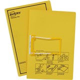 AVERY 84442 TUBECLIP FILE FOOLSCAP YELLOW