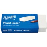 BANTEX PENCIL ERASER LARGE WHITE