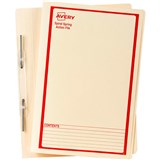 AVERY 86514 SPIRAL SPRING ACTION FILE FOOLSCAP RED ON BUFF