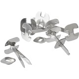 ESSELTE PAPER BINDER 25MM SILVER BOX 200