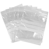CUMBERLAND WRITEON PRESS SEAL BAG 50 MICRON 305 X 460MM CLEARWHITE PACK 100