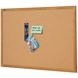 QUARTET CORKBOARD 1800 X 1200MM OAK FRAME