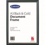CARVEN DOCUMENT FRAME A3 BLACKGOLD