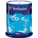 VERBATIM CDR 700MB 52X SPINDLE SILVER PACK 100