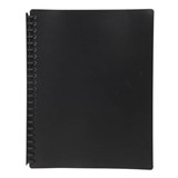 MARBIG DISPLAY BOOK REFILLABLE 20 POCKET A4 BLACK
