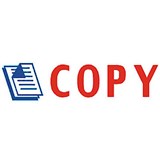 DESKMATE PREINKED MESSAGE STAMP COPY BLUERED