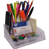 ITALPLAST DESK ORGANISER CLEAR