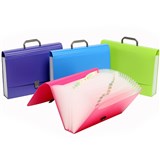 MARBIG EXPANDING FILE PP 26 POCKET FOOLSCAPE SUMMER ASSORTED