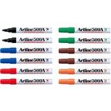 ARTLINE 500A WHITEBOARD MARKER BULLET 2MM ASSORTED BOX 12