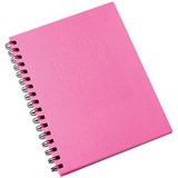 SPIRAX 512 NOTEBOOK 7MM RULED HARD COVER SPIRAL BOUND A4 200 PAGE PINK