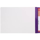 AVERY 42437 LATERAL FILE WITH PURPLE TAB MYLAR FOOLSCAP WHITE BOX 100