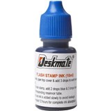 DESKMATE STAMP PAD INK REFILL 10ML BLUE