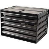 ITALPLAST GREENR RECYCLED DOCUMENT CABINET 5 DRAWER A4 BLACK