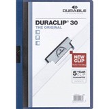 DURABLE DURACLIP DOCUMENT FILE PORTRAIT 30 SHEET CAPACITY A4 DARK BLUE