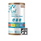 LIVI ESSENTIALS COMMERCIAL WIPES BROWN CARTON 4