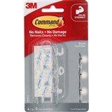 COMMAND ADHESIVE ROUND CORD CLIPS CLEAR PACK 4