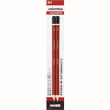COLUMBIA COPPERPLATE HEXAGONAL PENCIL 2H PACK 2