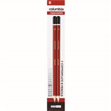 COLUMBIA COPPERPLATE HEXAGONAL PENCIL B PACK 2