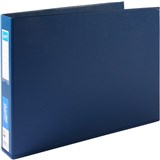 BANTEX RING BINDER PP LANDSCAPE 3D 38MM A3 BLUE