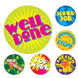 AVERY 69622 MERIT STICKERS MINI BRIGHT PACK 800