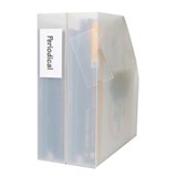 3L SPINE LABEL HOLDERS 35 X 102MM CLEAR PACK 12