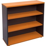 RAPID WORKER BOOKCASE 3 SHELF 900 X 315 X 900MM CHERRYIRONSTONE
