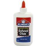 ELMERS SCHOOL GLUE NO RUN LIQUID 225ML WHITE