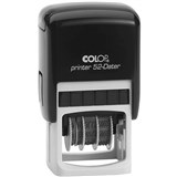 COLOP P52 DATER SELFINKING DATE STAMP 29 X 19MM BLACK