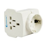 ITALPLAST POWER INTERNATIONAL TRAVEL ADAPTOR WHITE