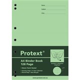 PROTEXT BINDER BOOK RULED 8MM 70GSM 128 PAGE A4 ELEPHANT ASSORTED