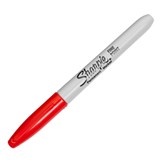 SHARPIE PERMANENT MARKER BULLET FINE 10MM RED