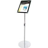 DEFLECTO FOYER STAND MAGNETIC A4 BLACKCHROME