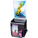 DEFLECTO BALLOT BOX LOCKABLE WITH HEADER PORTRAIT A4 SMOKE