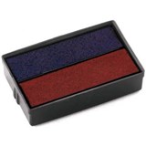 COLOP E102 SPARE PAD 2 COLOUR BLUERED