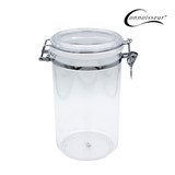 CONNOISSEUR STORAGE CANISTER ACRYLIC ROUND 22 LITRE CLEAR