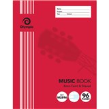 OLYMPIC M2896 MUSIC BOOK FEINT AND STAVED 8MM 96 PAGE 55GSM 225 X 175MM