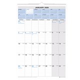 DEBDEN WALL CALENDAR CE0015 MONTH TO VIEW 394 X 577MM