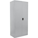 STEELCO STATIONERY CABINET 4 SHELVES 2000 X 914 X 463MM SILVER GREY