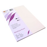 QUILL METALLIQUE BOARD 285GSM A4 PERIDOT PACK 25