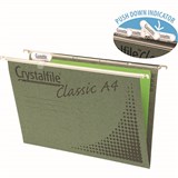 CRYSTALFILE CLASSIC SUSPENSION FILES A4 GREEN BOX 50