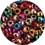 EDUCATIONAL COLOURS PONY BEADS METALLIC PACK 1000